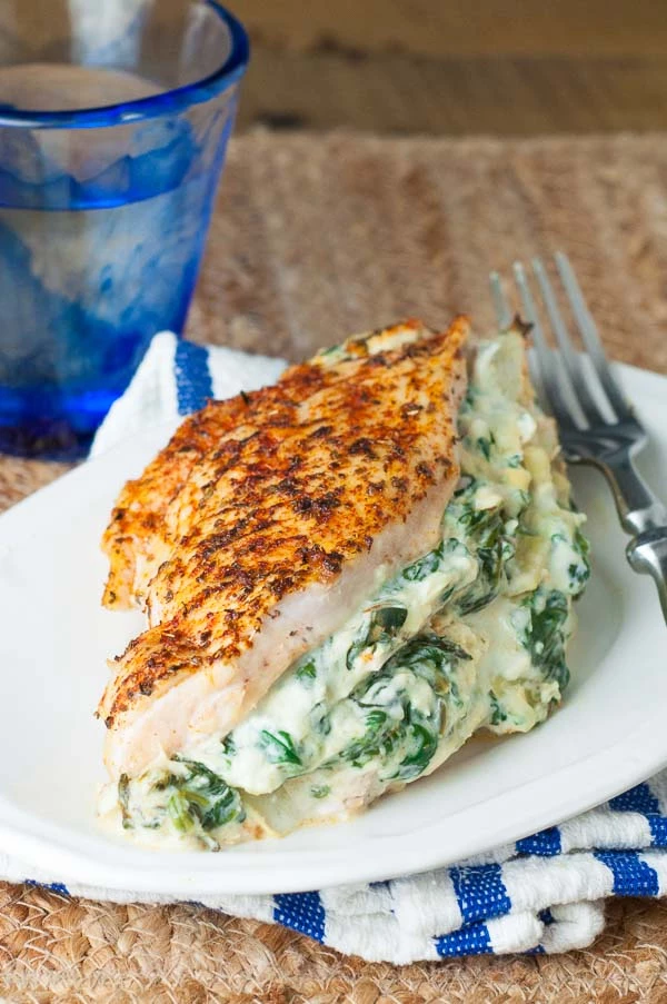 30 Quick and Easy Dinners - 25 Spinach Artichoke Stuffed Chicken