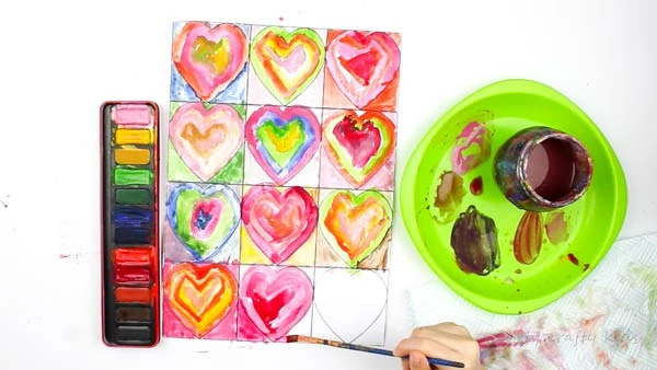 15 DIY Art - Heart Art